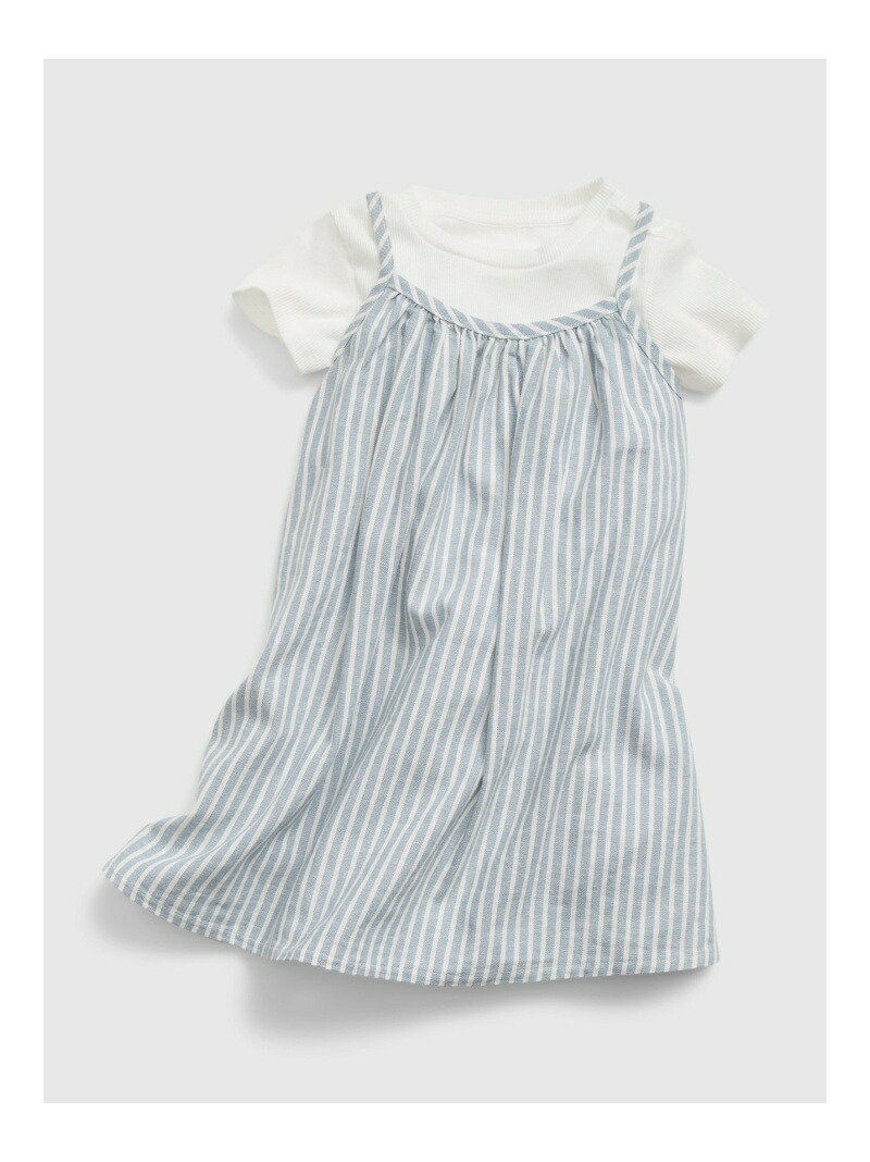 K リネン混 Gap ワンピース レイヤード ギャップ 幼児