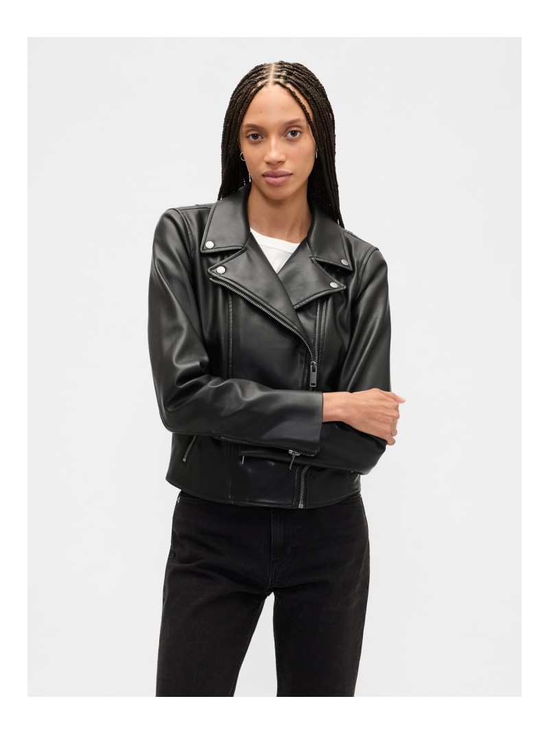 楽天市場】【SALE／71%OFF】(W)ヴィーガンレザー ボア ボンバー