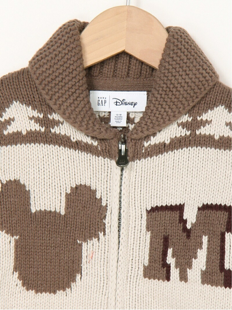 K Babygap ディズニー ミッキーマウス カーディガンセーター ジップ Gap