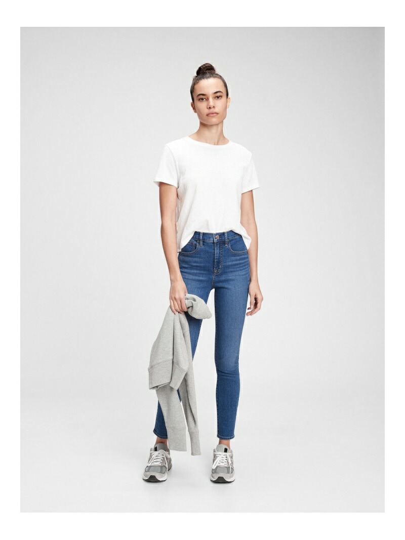 GAP スキニージーンズ グレー - 9