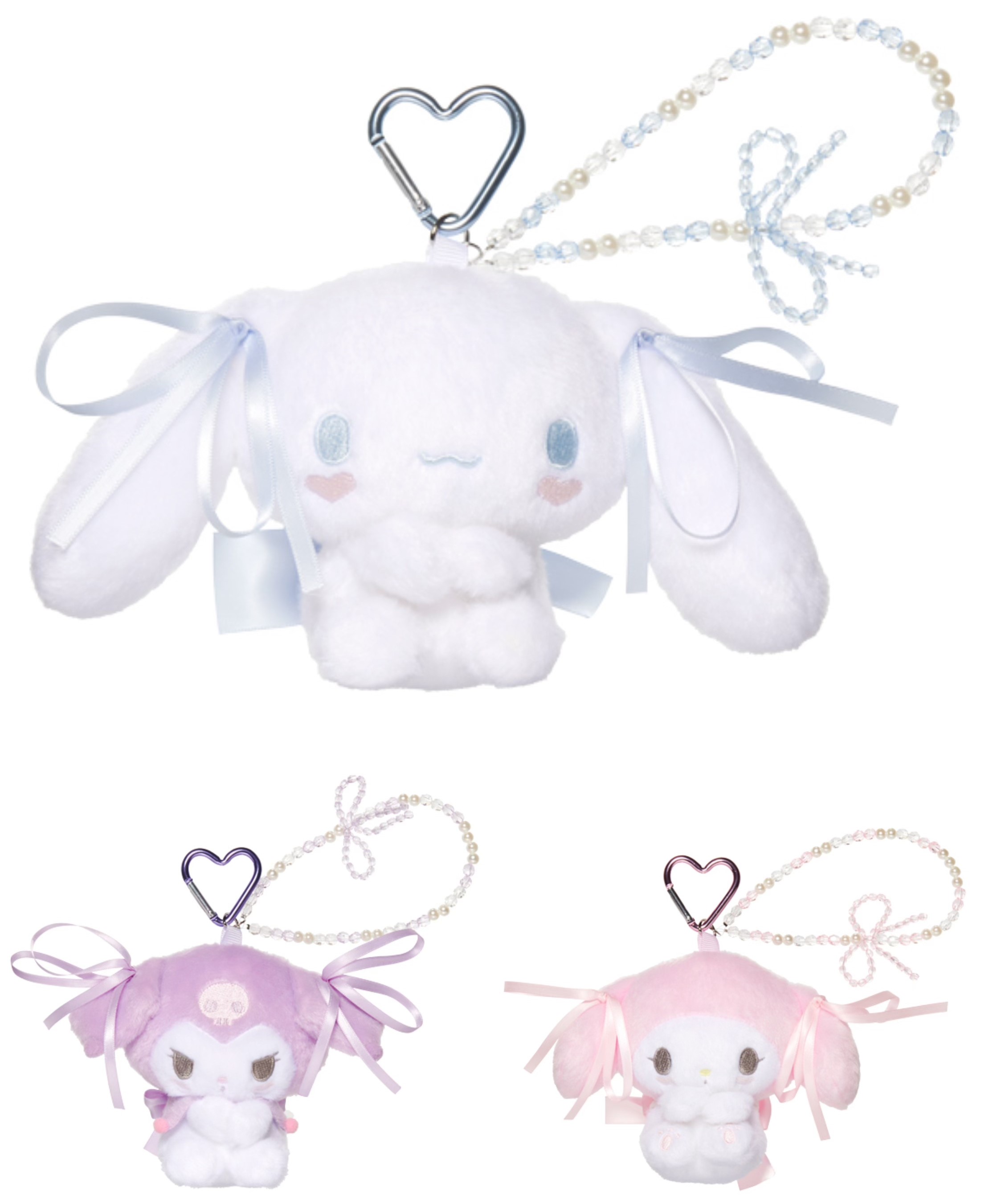 サンリオ sanrio ぬいぐるみキーホルダー クロミ　シナモンロール　マイメロ サンリオ ニコぬいキーホルダー マイメロディ&クロミ ぬいぐるみ