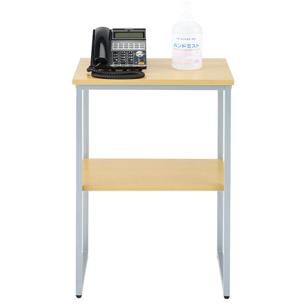 【只今、個人様宅お届け可能!】コンパクト電話機台 W500 ナチュラル RFTC-5073NA 電話台 オフィス テレフォン台 おしゃれなオフィスに 消毒液置き テレフォンラック 電話機スタンド 受付台 エントランス ロビー 待合室