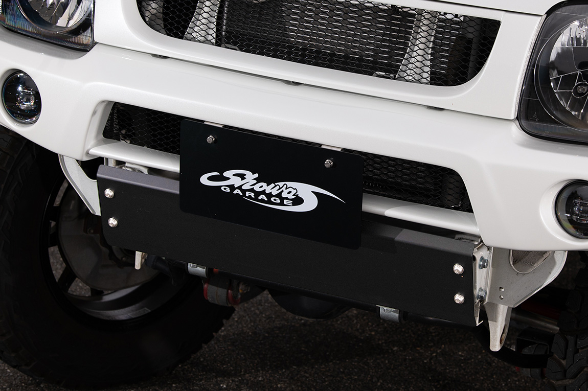 JB23 フロントバンパー　ナンバーステー付き JB23 フロントバンパーナンバーステー付き