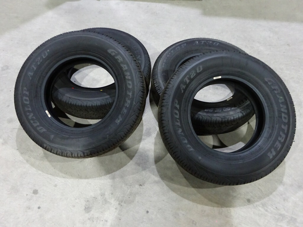 ショウワガレージ ダンロップ GRANDTREK AT20 195/80R15 新車外し 2025年製造 4本 ジムニーシエラ JB74