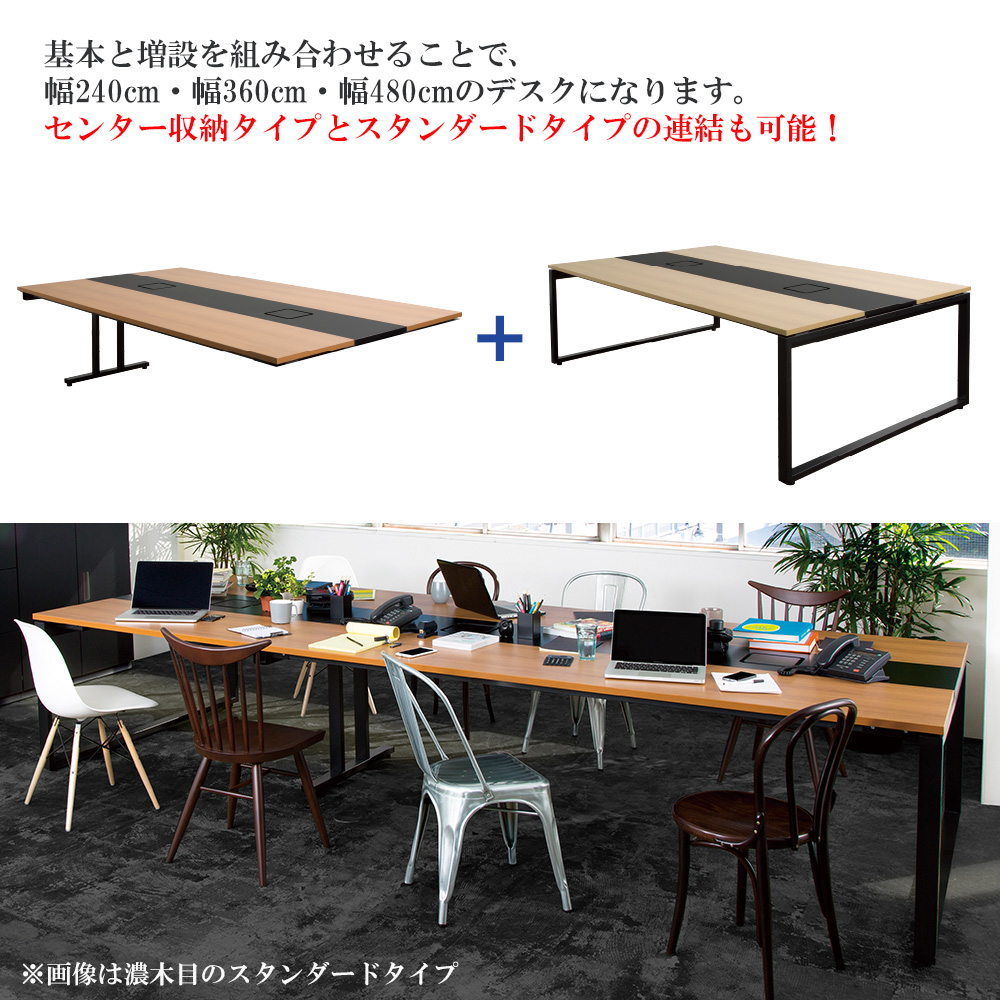 会議用テーブル オフィス家具 フリーアドレスデスク 増設用 会議テーブル インテリア Ns 家具 オフィステーブル テーブル オフィスデスク フリーデスク 大型テーブル 多目的テーブル パソコンデスク ミーティングテーブル ミーティングデスク デスク 机 幅10mm 幅