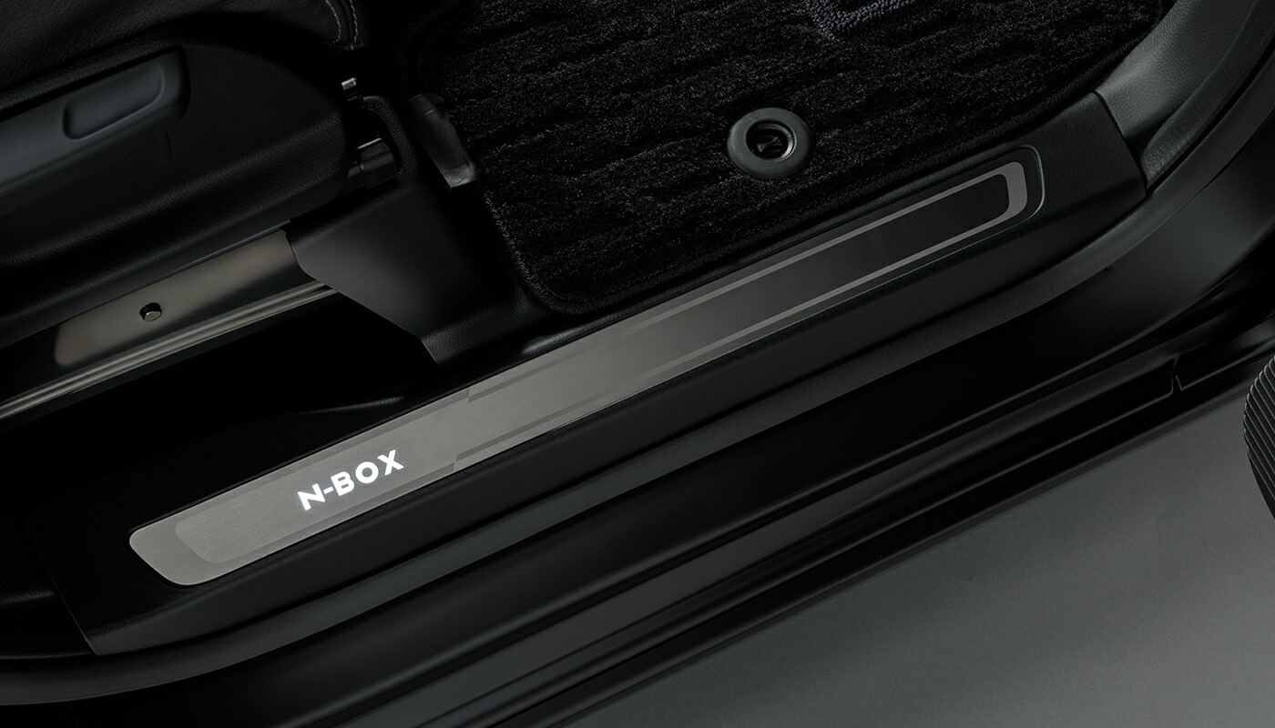 N-BOX JOY CUSTOM サイドステップガーニッシュ 08E12-32R-001 JF5 JF6 HONDA ホンダ 純正 アクセサリー パーツ エヌボックス ターボ スロープ