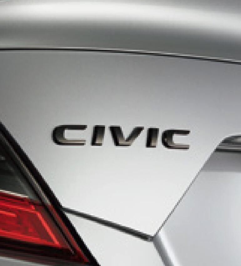 HONDA ホンダ 純正 アクセサリー パーツ CIVIC シビック HATCHBACK ハッチバックブラックエンブレム エンブレム ロゴ 車 交換 部品 パーツ ポイント消化 08F20-TGG-001 FK7 FC1｜ガレージアイデア店