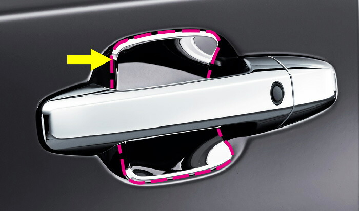 HONDA ホンダ 純正 アクセサリー パーツ STEP WGN SPADA ステップワゴン スパーダドアハンドルプロテクションカバー(1台分) 08P70-TAA-000 RP1 RP2 RP3 RP4 RP5 オプション｜ガレージアイデア店