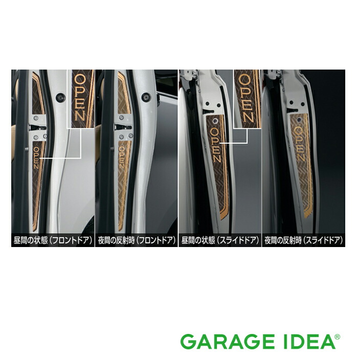 【4/4 20:00~4/10 01:59 店内全品ポイント3倍 】TOYOTA トヨタ 純正 アクセサリー ALPHARD アルファード ドアリフレクションデカール フロント・リヤ左右【08186-58010】 GGH30W GGH35W AGH30W AGH35W AYH30W パーツ オプション