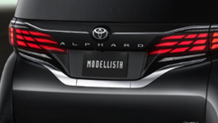TOYOTA トヨタ 純正 アクセサリー パーツ ALPHARD アルファード バックドアガーニッシュ MSD16-58003 AAHH40W AAHH45W AGH40W AGH45W オプション