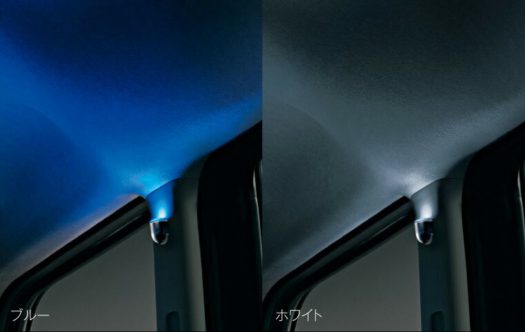 【4/4 20:00~4/10 01:59 店内全品ポイント3倍 】DAIHATSU ダイハツ 純正 アクセサリー Tanto タント Tanto custom タントカスタム フロア＆センターピラーイルミネーション（2モードタイプ）（ホワイト)（ブルー）【08520-K2042】【08520-K2034】LA600S LA610S TANTO パー