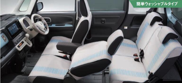 SUZUKI スズキ 純正 アクセサリー パーツ WAGONR SMILE ワゴンRスマイルラクラク脱着シートカバー 9918A-84S00 9918A-84S10 MX91S MX81S オプション｜ガレージアイデア店