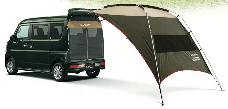 SUZUKI エブリイワゴン カーテン＆タープキット 他 エブリイワゴン スズキ純正品 エブリイバン エブリーワゴン DA17V