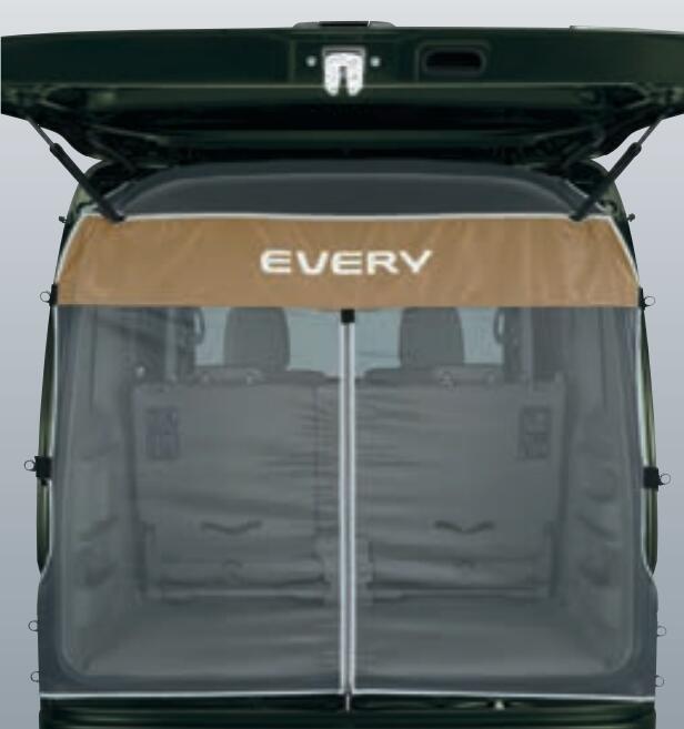 SUZUKI スズキ 純正 アクセサリー パーツ EVERY WAGON エブリイ ワゴンバックドアネット(標準ルーフ専用) 99244-64P10 DA17W オプション｜ガレージアイデア店 15,045円