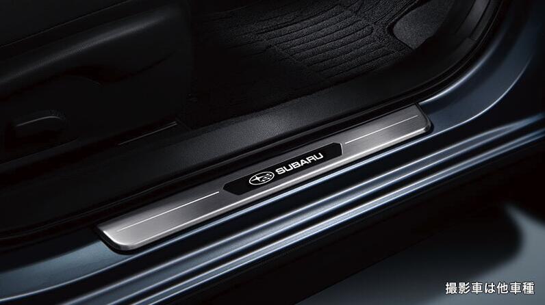 SUBARU スバル 純正 アクセサリー パーツ IMPREZA インプレッサＬＥＤサイドシルプレート E1017FN100 GU6 GU7 GUD GUE オプション｜ガレージアイデア店 27,631円