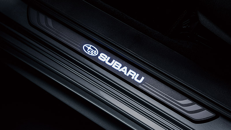 SUBARU スバル 純正 アクセサリー パーツ IMPREZA G4 インプレッサG4 LEDサイドシルプレート E1017FL100 GK2 GK3 GK6 GK7 オプション