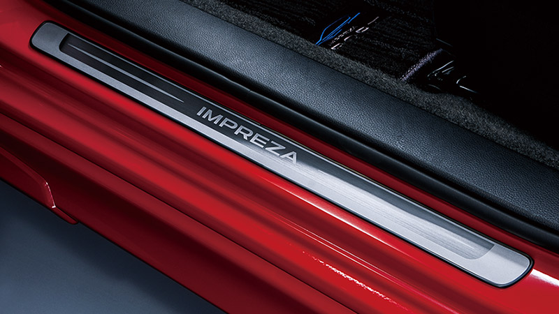 楽天市場】E1017FL000【スバル純正】サイドシルプレート「IMPREZA」前 