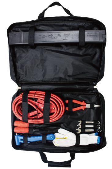 楽天市場 緊急工具セット Ts 72 パーツ 三角停止版 ガラスハンマー ブースターケーブル Ceptoo ガレージアイデア楽天市場店