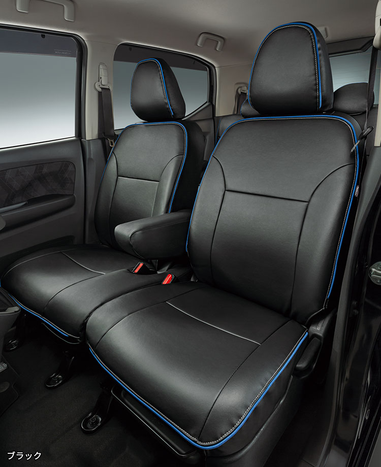 MITSUBISHI 三菱 純正 アクセサリー パーツ ek X EV ekクロスEV本革調シートカバー MZ502808 MZ502813 B5AW オプション|ガレージアイデア店