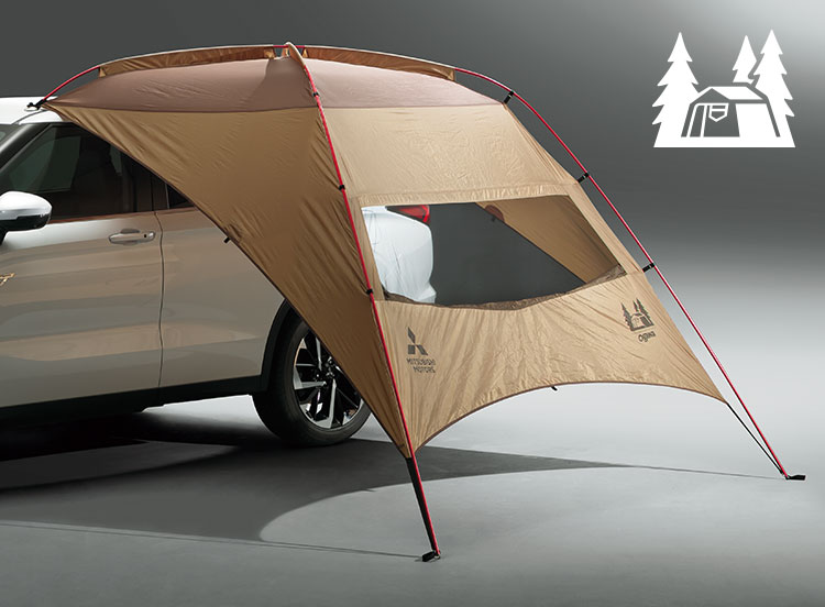 アウトランダーMITSUBISHI MOTORS&times;ogawaカータープ MZ576985 GN0W 三菱 純正 アクセサリー パーツ OUTLANDER｜ガレージアイデア店