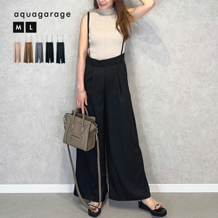 美品 bajra リネン100%サスペンダー付パンツ セール】リネンサスペンダーパンツ（その他パンツ）｜cepo（セポ