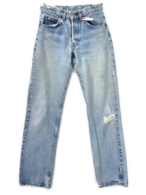 80's Levi's501 リーバイス　ハチマル USA製 一点物 80s USA製 リーバイス 20505 ヒゲ落ち ハチマル ジーンズ