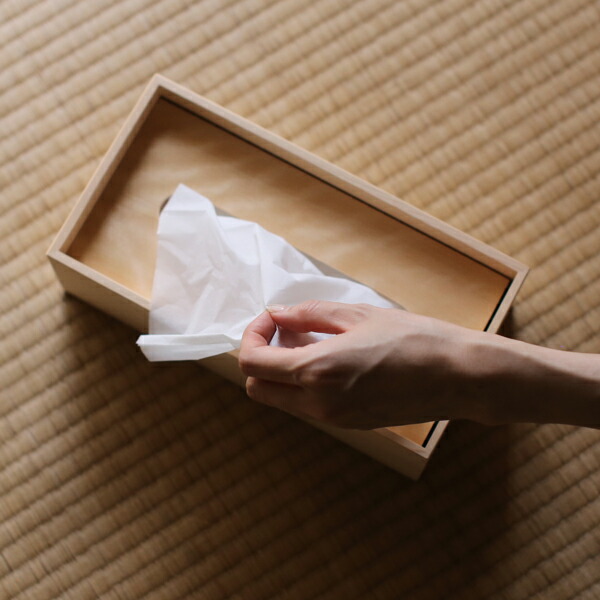 東屋 ティシューの匣 ティッシュボックス ティッシュケース ティッシュカバー 無塗装 木曽檜 日本製 Kanal9tv Com