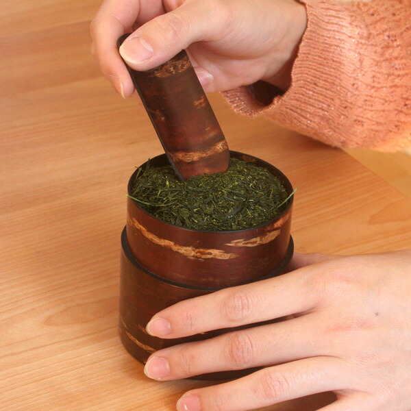 値引きする 茶筒 桜皮 輪筒 無地皮 藤木伝四郎商店 桜皮細工 角館 樺細工 ギフト 贈り物 プレゼント 還暦祝い 母の日 fucoa.cl