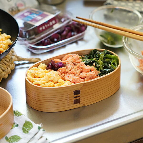曲げわっぱ 弁当箱 小判型キッズ 栗久 わっぱ弁当 国産 日本製 入学