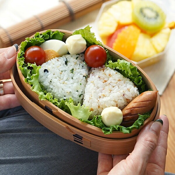 曲げわっぱ 弁当箱 小判型キッズ 栗久 わっぱ弁当 国産 日本製 入学