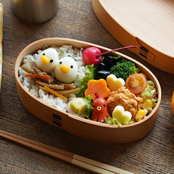 曲げわっぱ 弁当箱 小判型キッズ 栗久 わっぱ弁当 国産 日本製 入学