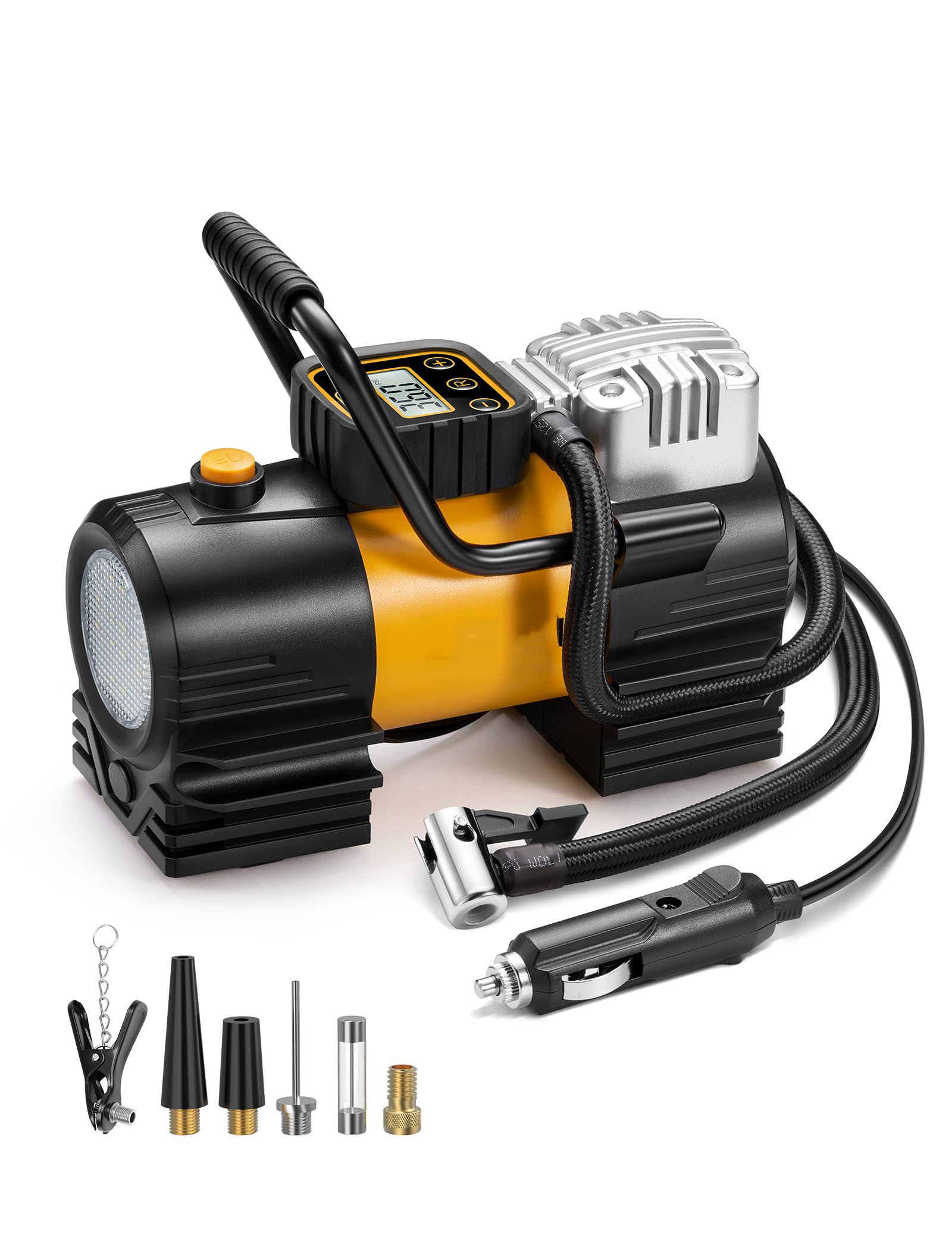 スミヨシ　エアコンプレッサー DC 12V Amazon.co.jp: 12V 24V 統合電動エアコンコンプレッサー、12V DC