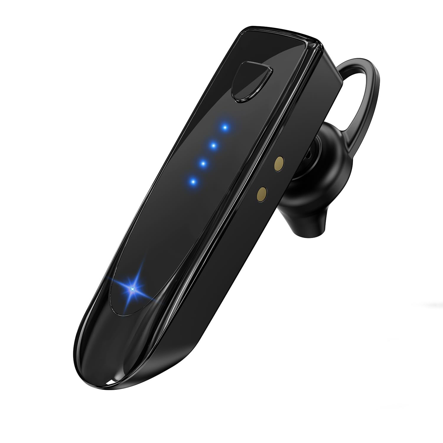 ヘッドセット Bluetooth 片耳 ワイヤレスイヤホン 片耳イヤホン 日本語音声 ENCノイズキャンセリング CVC8.0 充電ケース付き LED残量ディスプレイ 左右耳兼用｜一奏店