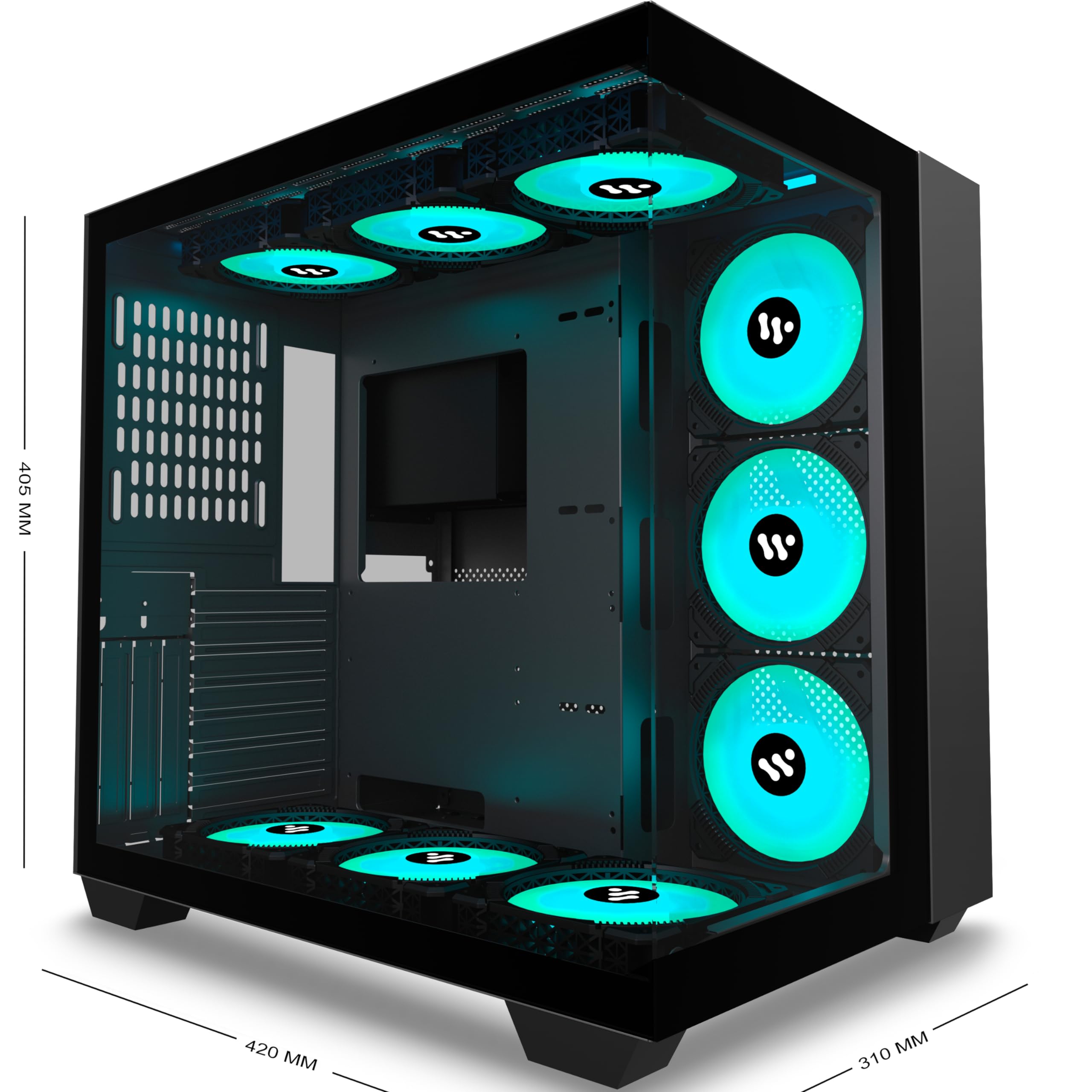 楽天市場】MSI MPG GUNGNIR 110R WHITE PCケース ホワイト ミドル