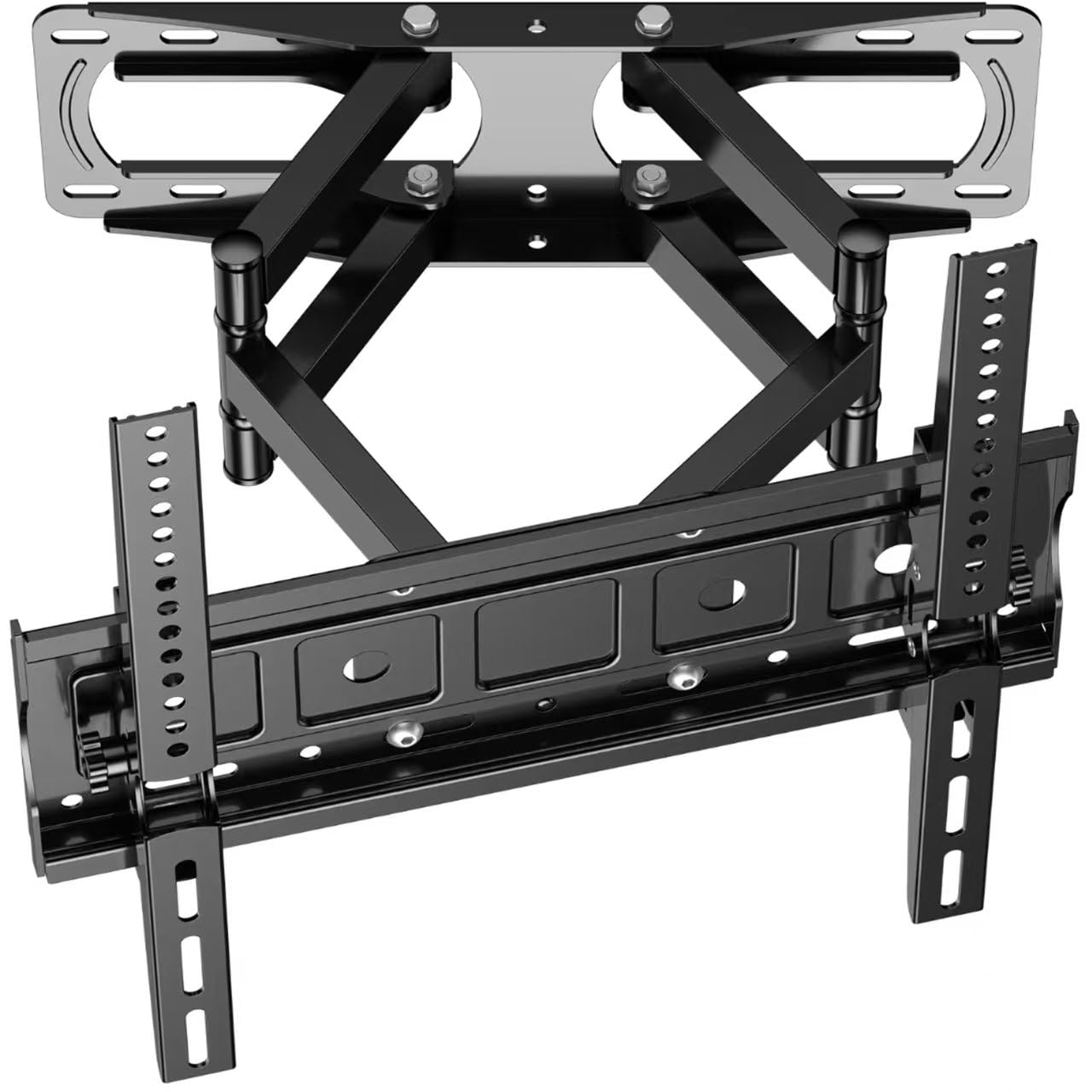 全動式テレビ受像機飾りつけ26-65in相応う LCD/LED/OLED液晶 VESA最大限度400 x 400粍 耐荷重45kg 盛りだくさん手振り式飾りつけテレビ受像機照明ランプ 前後 決定づける 上下 多角度合わせる 手移し替える式テレビ受像機飾りつけ金具 Swivel TV Wall Mount