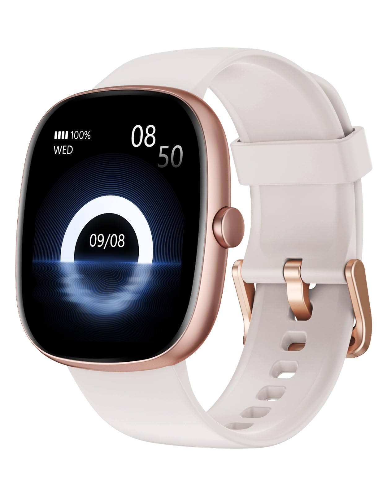 スマートウォッチ iPhone アンドロイド対応 Bluetooth通話機能付き Smart Watch 1.83インチ大画面 腕時計 100+運動モード 歩数計 着信通知 睡眠管理 天気予報 消費カロリー IP68防水 長持ちバッテリー 長座注意 スマート探す TELEC認証済み