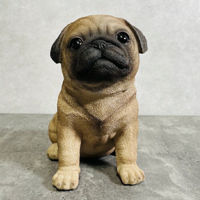 ワンさんの置物 ゴールド/ 犬 オブジェ パグ 金色 インテリア 仔犬 dog 楽天市場】【ふるさと納税】 純金(K24)製 『パグ』ミニチュア