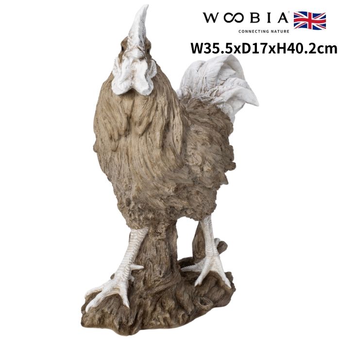 置物 アンティークニワトリ 鶏 鳥 高さ40.2cm woobia ウービア 大きい かわいい おしゃれ ガーデン インテリア オブジェ 巨大 可愛い プレゼント 北欧 玄関 雑貨 動物 モダン 面白い 庭 ギフト 屋外 家 リアル 玄関先 ガーデンオーナメント