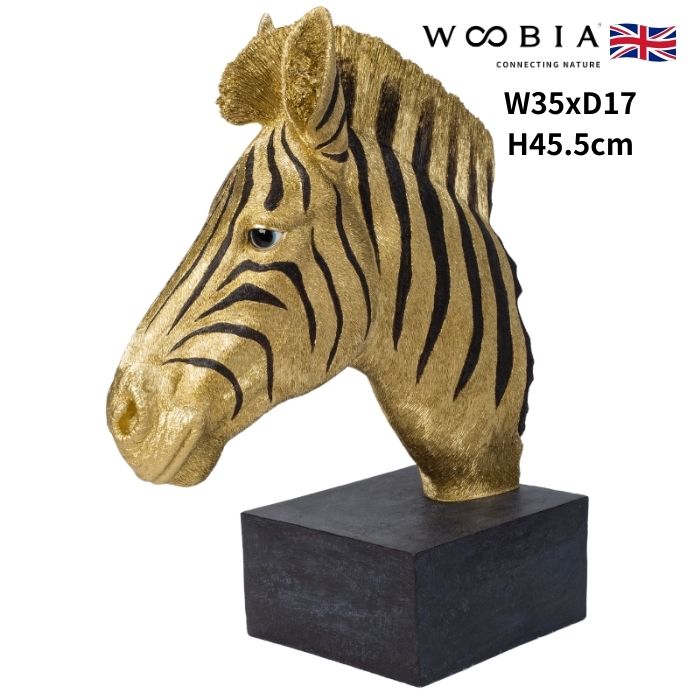 希少　金属製　シマウマ？ロバ？馬？のオブジェ 透明ケース付き 楽天市場】置物 シマウマのオブジェ 馬 高さ45.5cm 金色