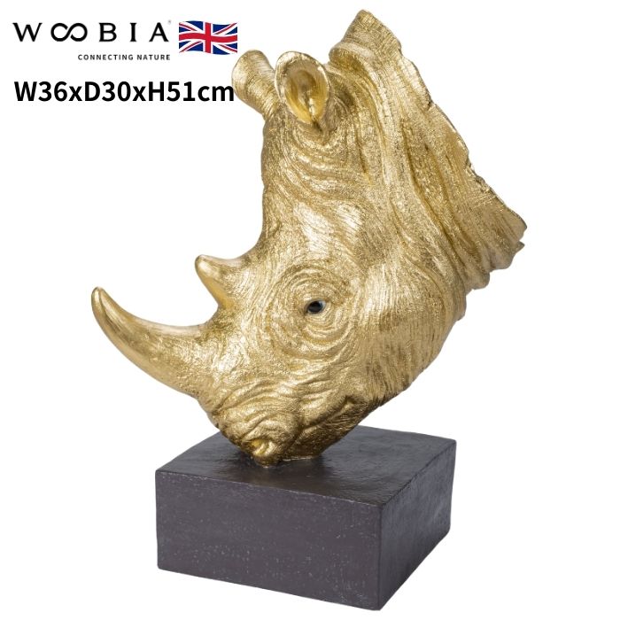 置物 象 サイ シマウマ ゴールド ブロンズ風 アンティーク AN-77600