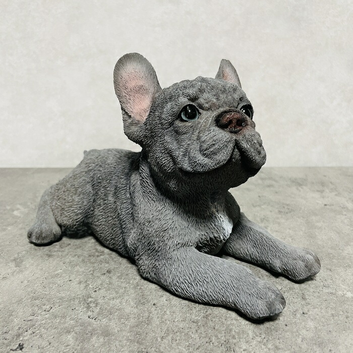 ブルドック　置物 楽天市場】5%offクーポン配布中 置物 フレンチブルドッグ 動物