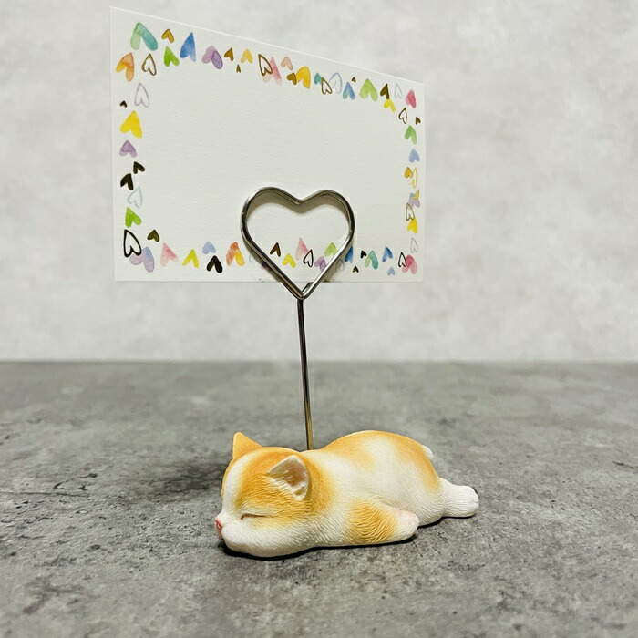 楽天市場】可愛いねこちゃんのメモスタンド woobia ウービア 茶トラ白