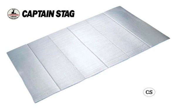 ※クーポン利用で50円OFF！※ CAPTAIN STAG キャプテンスタッグ シルバーキャンピングジャバラマット(L)120×200cm M-3316 キャンプ アウトドア 屋外 野外 おしゃれ バーベキュー レジャー ピクニック 海 山 パール金属