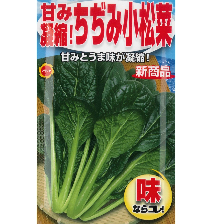 楽天市場 アタリヤ 甘み凝縮 ちぢみ小松菜 4ml 野菜種 葉菜 ブロッコリー ガーデニングどっとコム