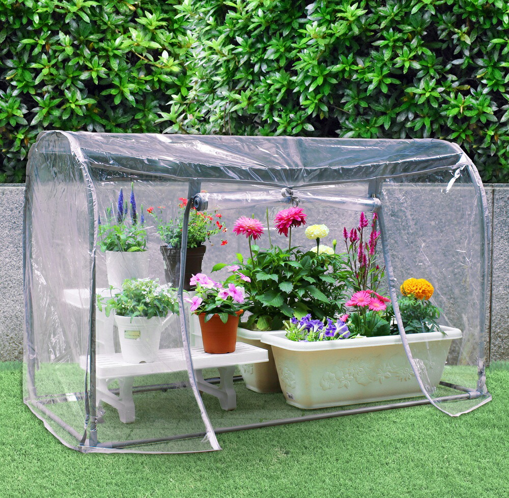 楽天市場】ビニール温室 大型1坪タイプ温室 グリーンキーパー本体