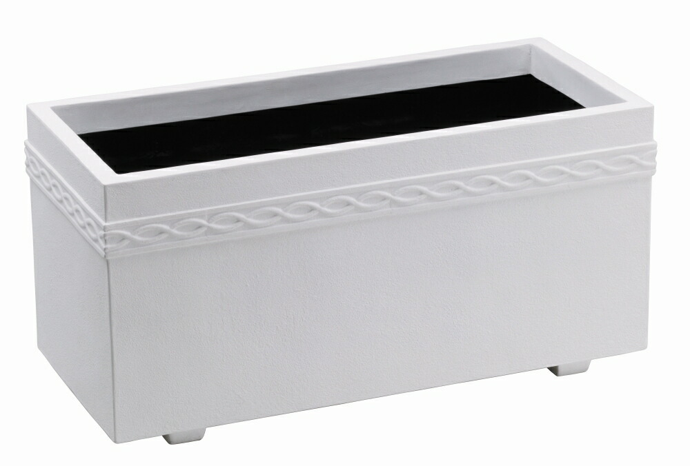 水飲み衣料繊維鉢覆いかぶせる ホワイトプランターWPL-100W 白いこと※代引っ張ることは別途+10,000円加えること貨物輸送