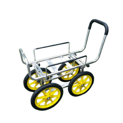 【送料無料】アルミハウスカー TC1414AL 14インチソフトノーパンクタイヤ付　(