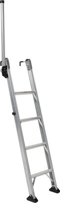 ALINCO（アルインコ）トラック用昇降はしご TRH1500T　 安全で昇降しやすい手がかり棒付です。ご使用のトラックに合わせ、フックの高さ位置が変えられます。