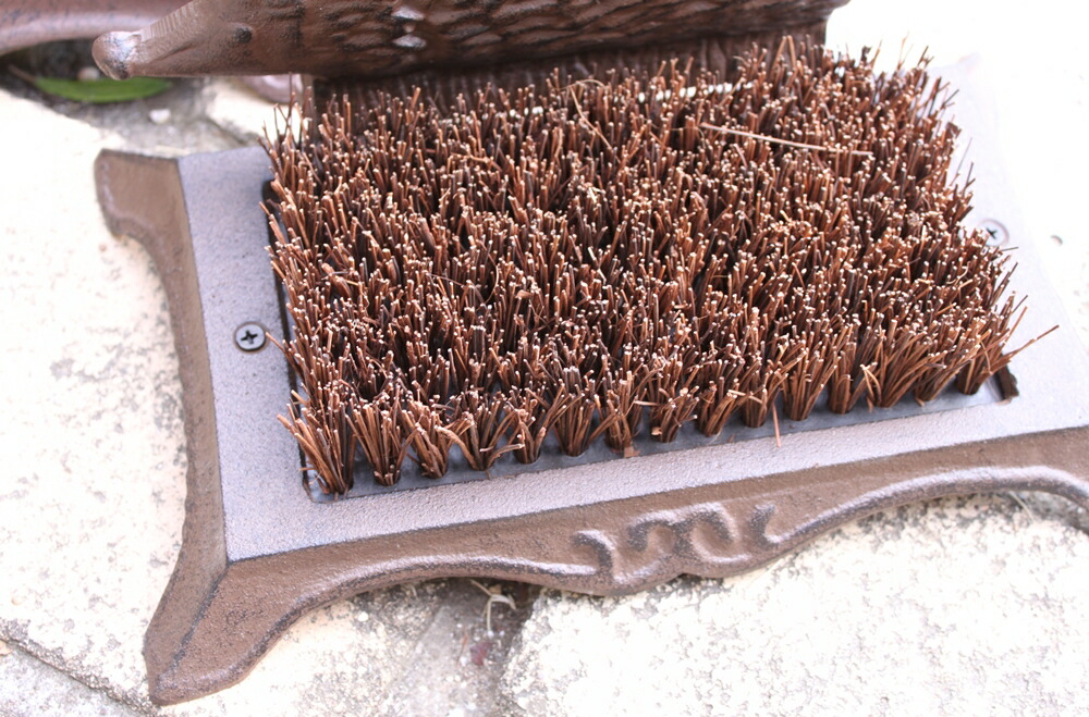 はき物底毛はらい ハリネズミ Esschert Design 泥落とし はりねずみ 白いもの落とし 靴ブラシ くつブラシ レデッカー温か味 スパイク 泥落とし 送料無料 Biscochohaus Com