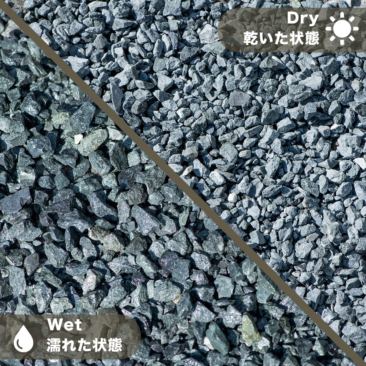 送料無料 1000kg 砂利 アプローチ ガーデニング 小粒 ガーデンステージ庭工事 エクステリア工事を得意とするガーデンステージです 石や砂利は年間700トンを扱います お庭の事ならお任せください 静岡県産の青色の砂利です 青 防犯砂利 庭 おしゃれ 防犯砂利 青